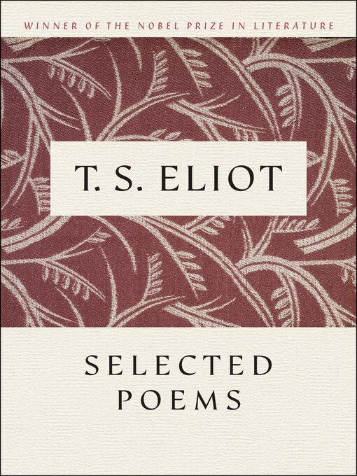 Title details for Selected Poems by T. S. Eliot - Available